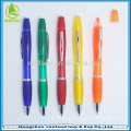 Factory direct multi-function plastic advertising promotion pens with highlighter